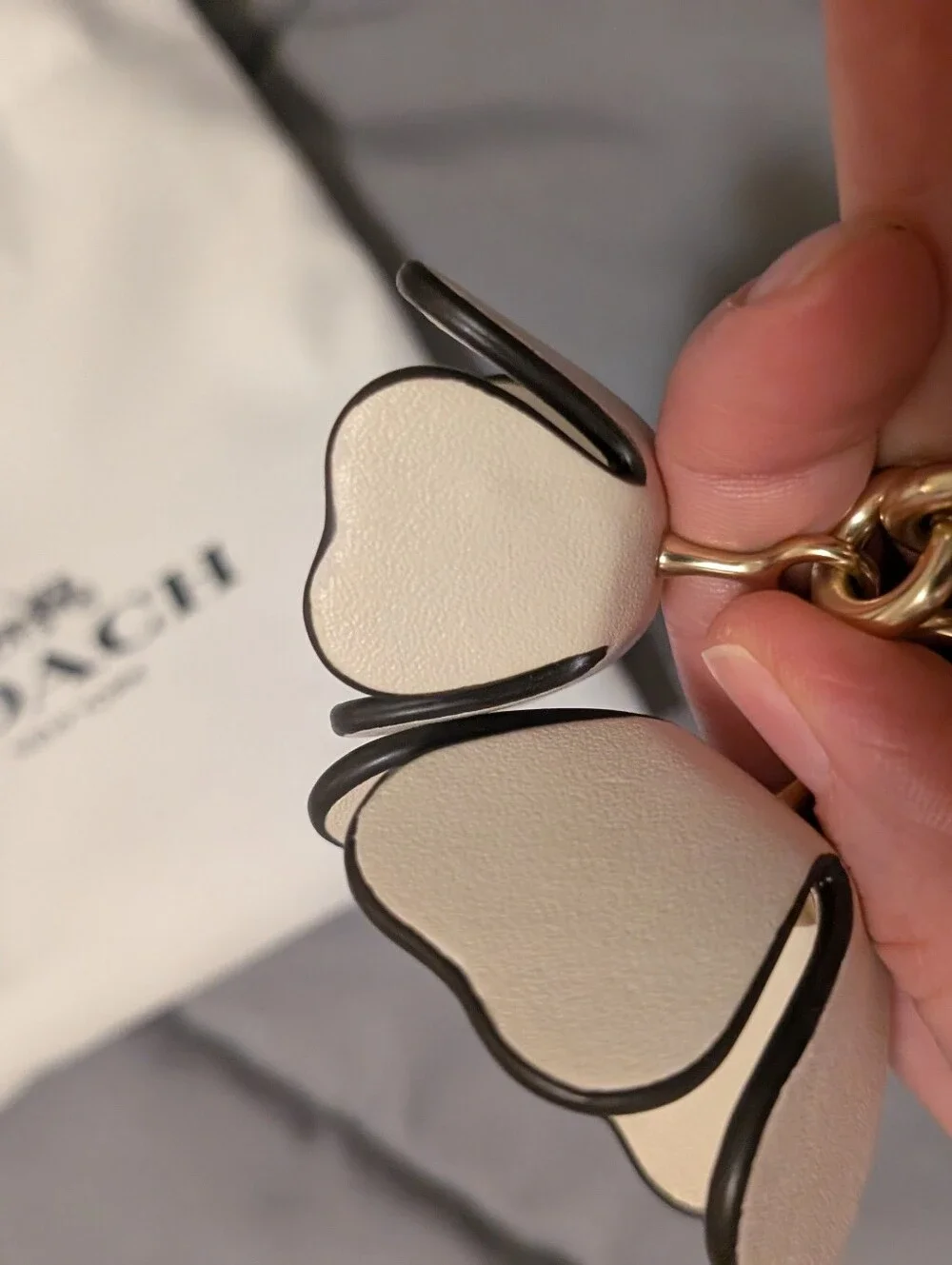 Coach Essential Tea Rose Bag Charm
